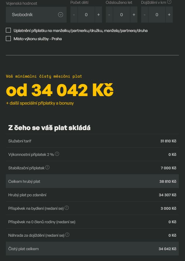 Spočítejte si svůj čistý příjem